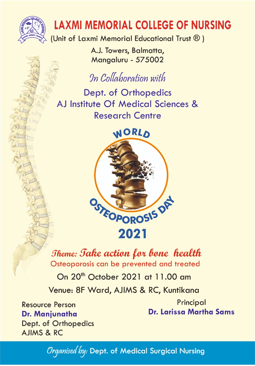 World Osteoporosis Day: 2021