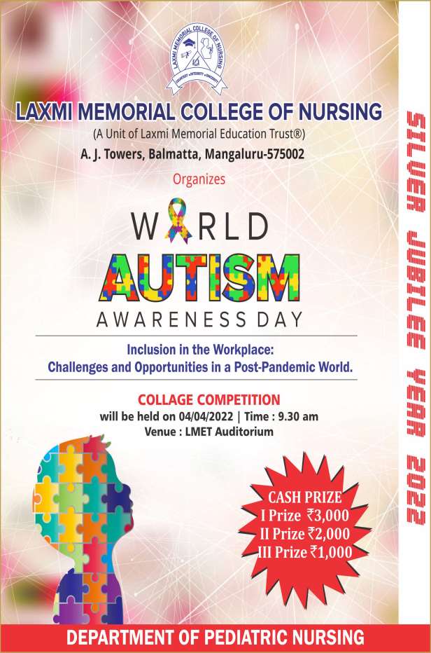 World Autism Day on 5th April 2022 at LMET auditorium