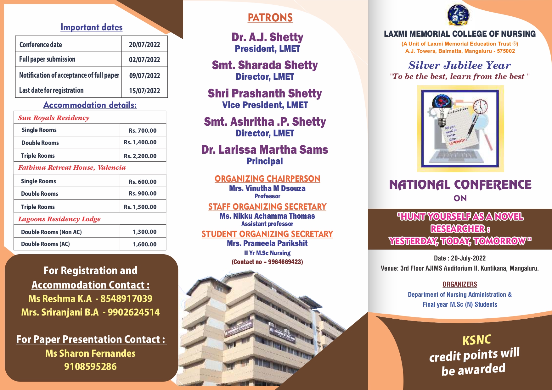 Laxmi Memorial College of Nursing: NATIONAL CONFERENCE